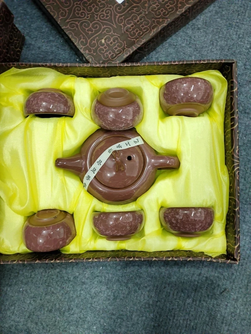 红冰陶瓷茶具整套裂纹功夫茶具礼品28