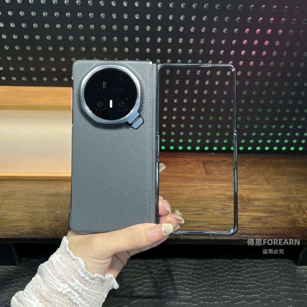 适用于荣耀MagicV5手机壳镜头框支架magicv5折叠屏保护套新款中轴