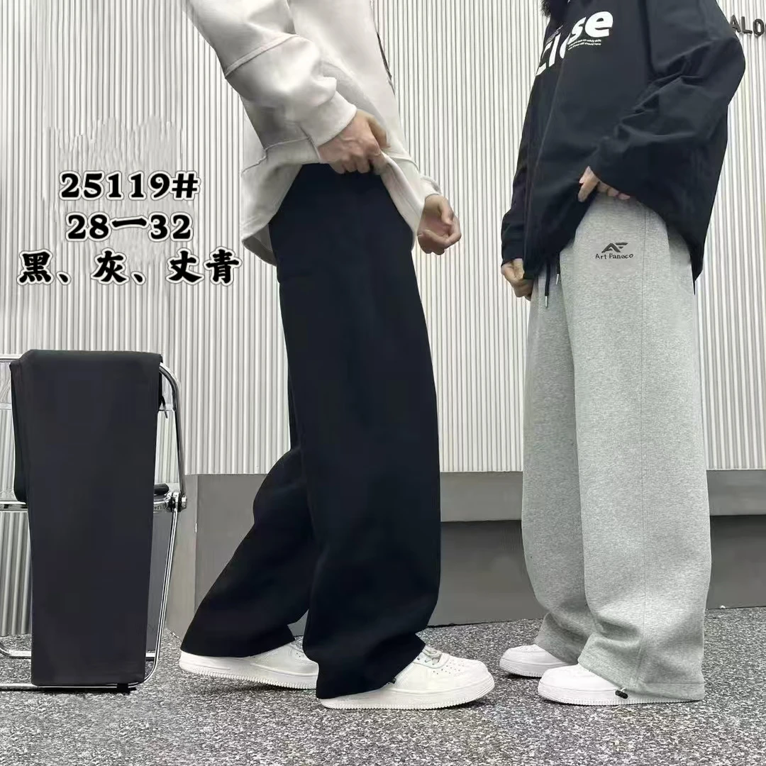 男童秋款字母A刺绣休闲卫裤 25119(155-175)