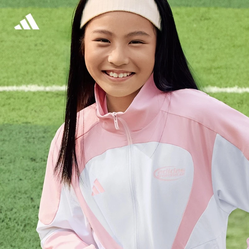 adidas阿迪达斯官方男小童双旦礼遇拒水二合一连帽夹克外套JN1750