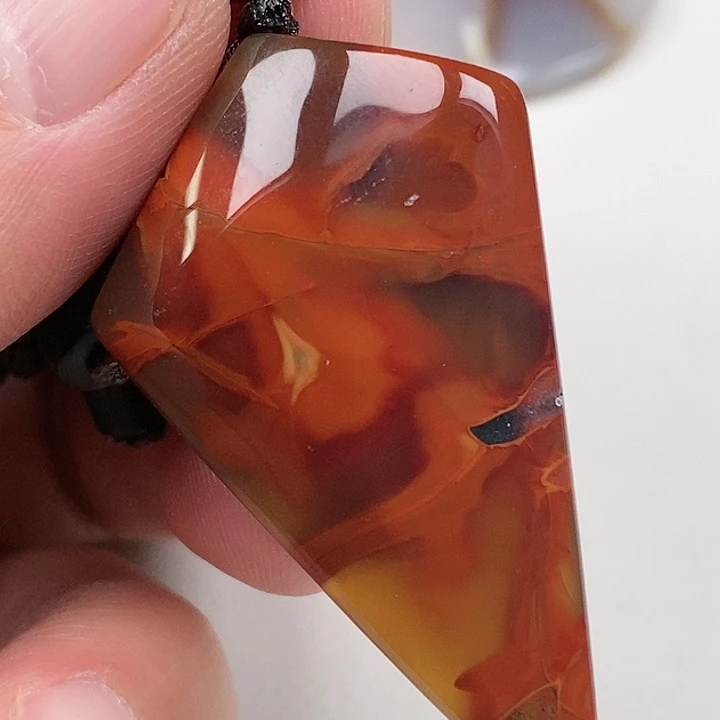 玛瑙/玉髓吊坠未镶嵌用****3