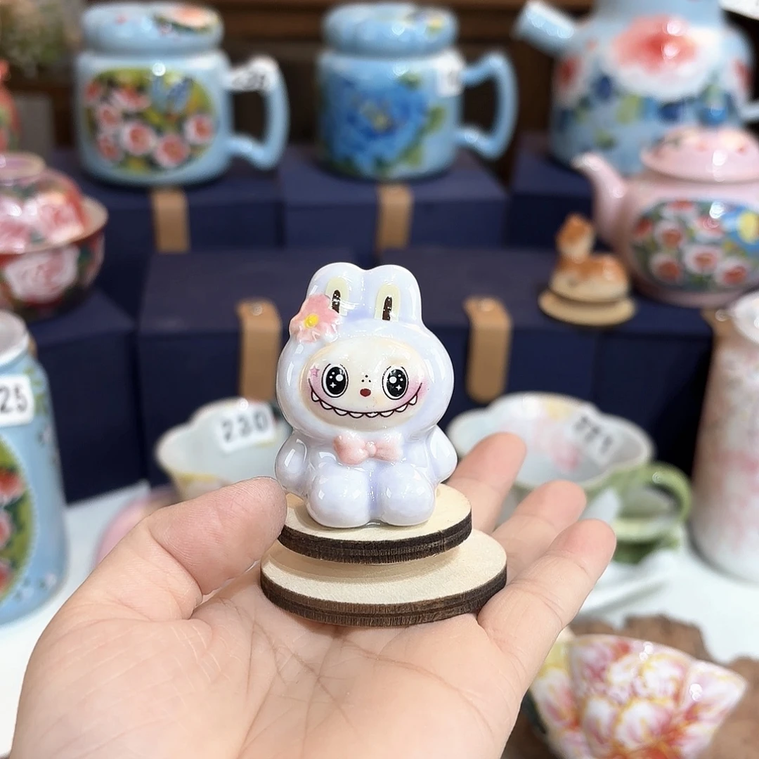 景德镇手绘高温釉下彩陶瓷茶具