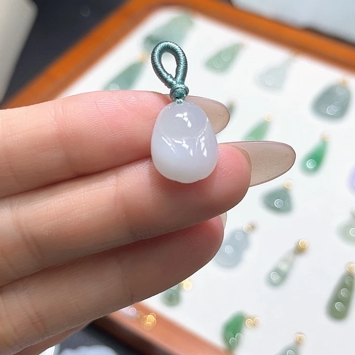 翡翠未镶嵌颈饰甲壳虫