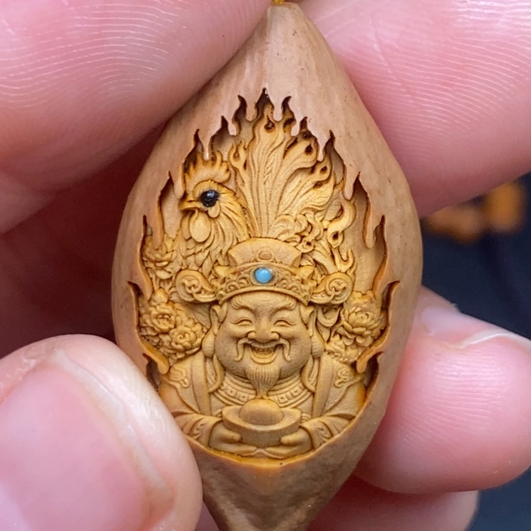 猴头核桃吊坠橄榄核桃