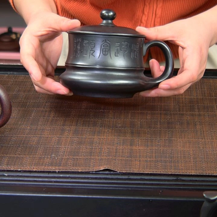 茶杯紫砂原矿紫砂