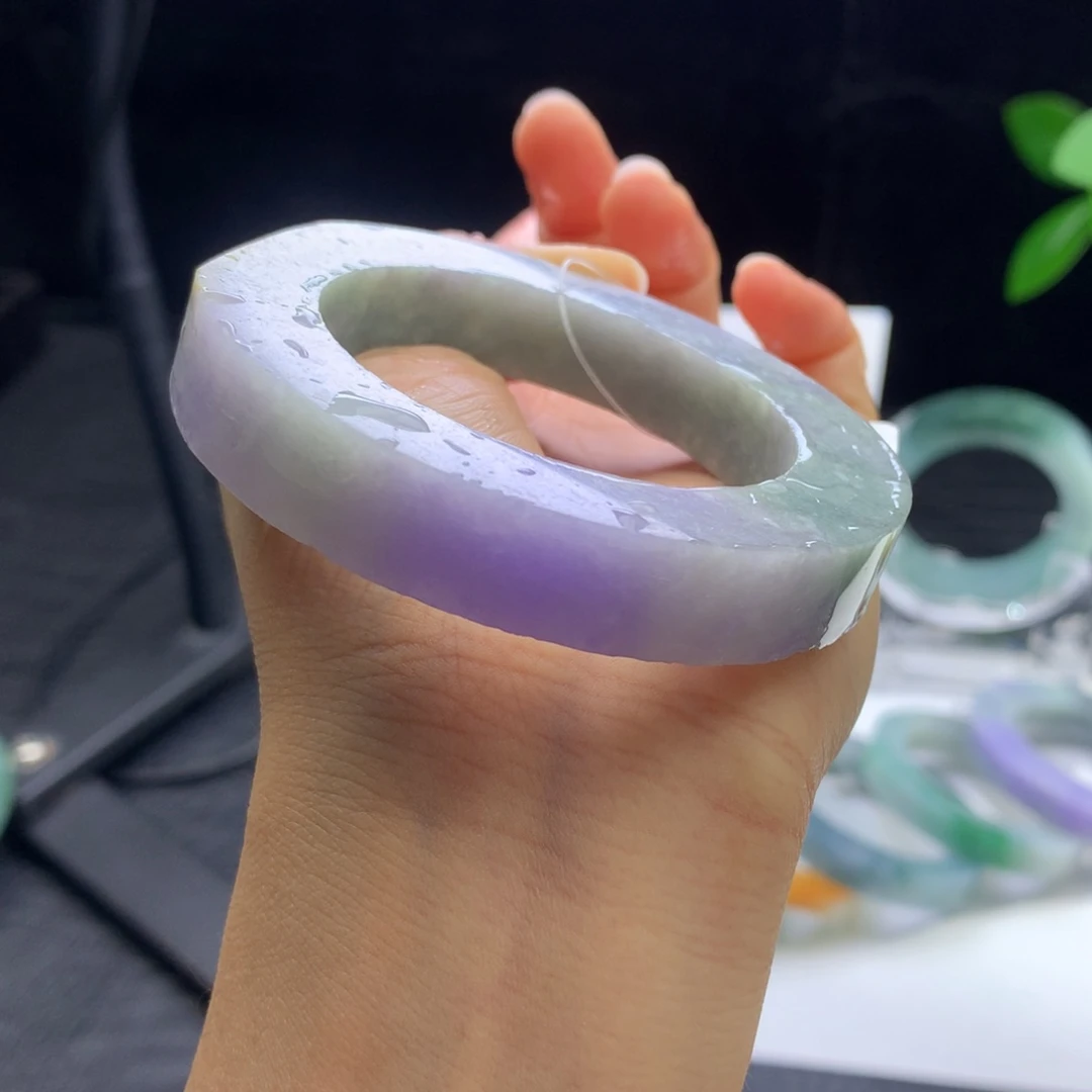 定制翡翠紫罗兰未镶嵌