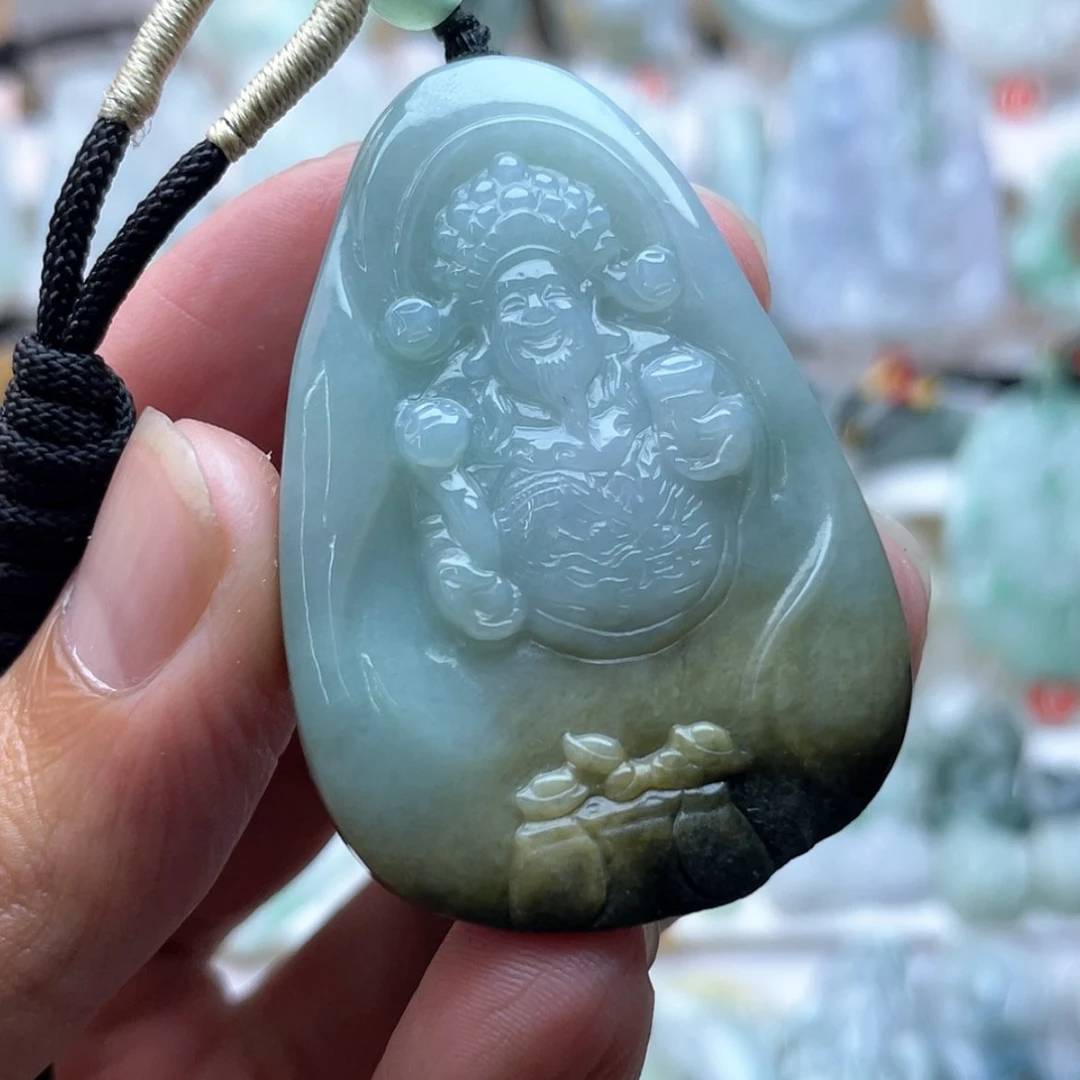 【闪购商品】颈饰未镶嵌翡翠财神