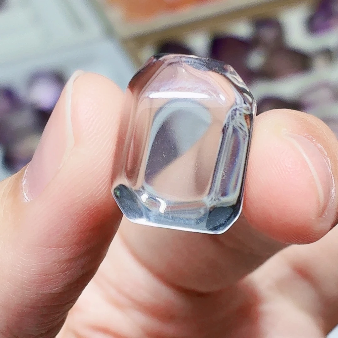 珠宝半成品水晶未镶嵌白水