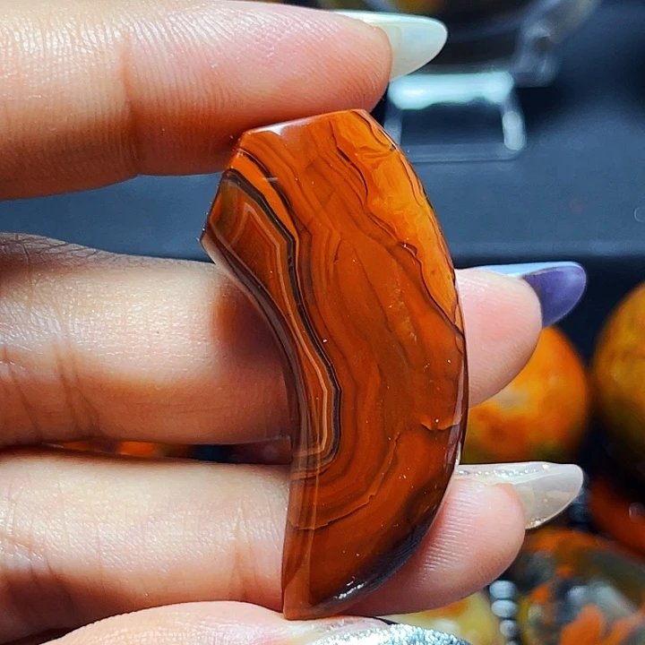 玛瑙/玉髓颈饰未镶嵌自**然