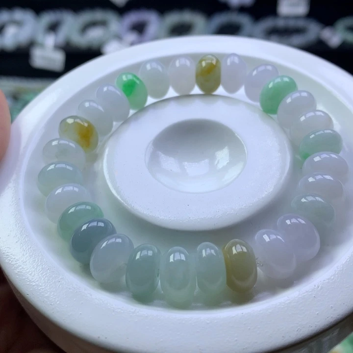未镶嵌手串翡翠卡9.7