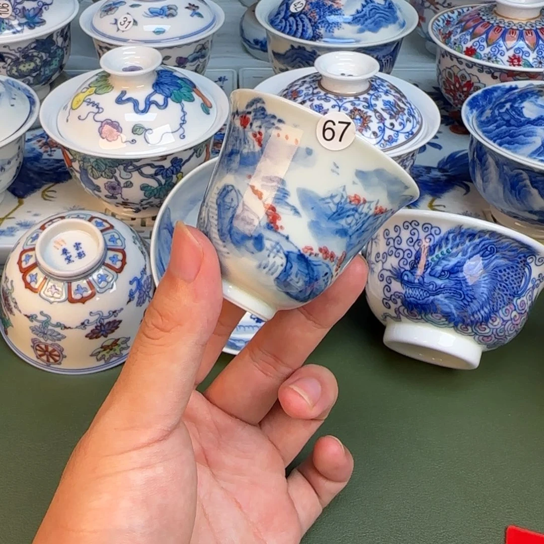 彦祖纯手工手绘茶具67