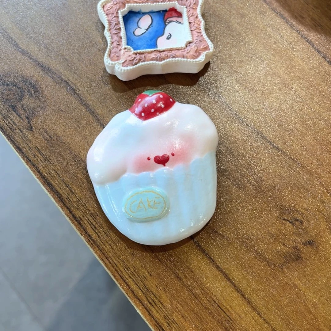 *****瓷片2个冰箱贴哈哈哈