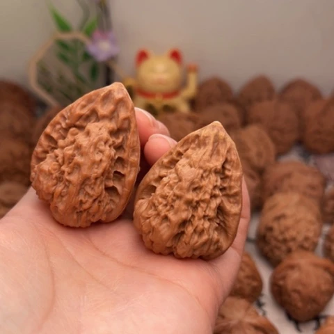 吊坠文玩核桃安*斯官帽异形