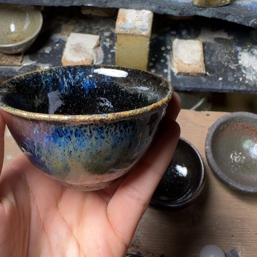 柚***豆茶盏柴烧建盏闪购链接2534