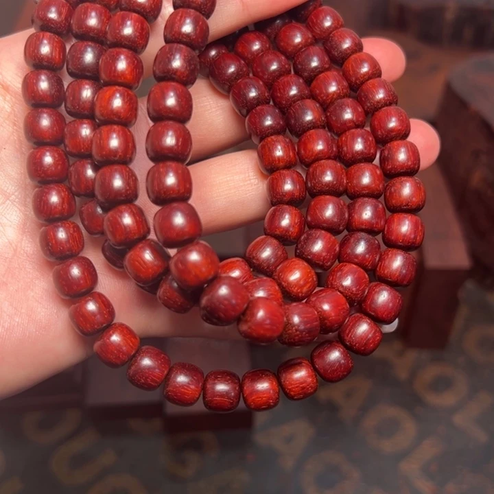 檀香紫檀（小叶紫檀）09/10老型珠108颗