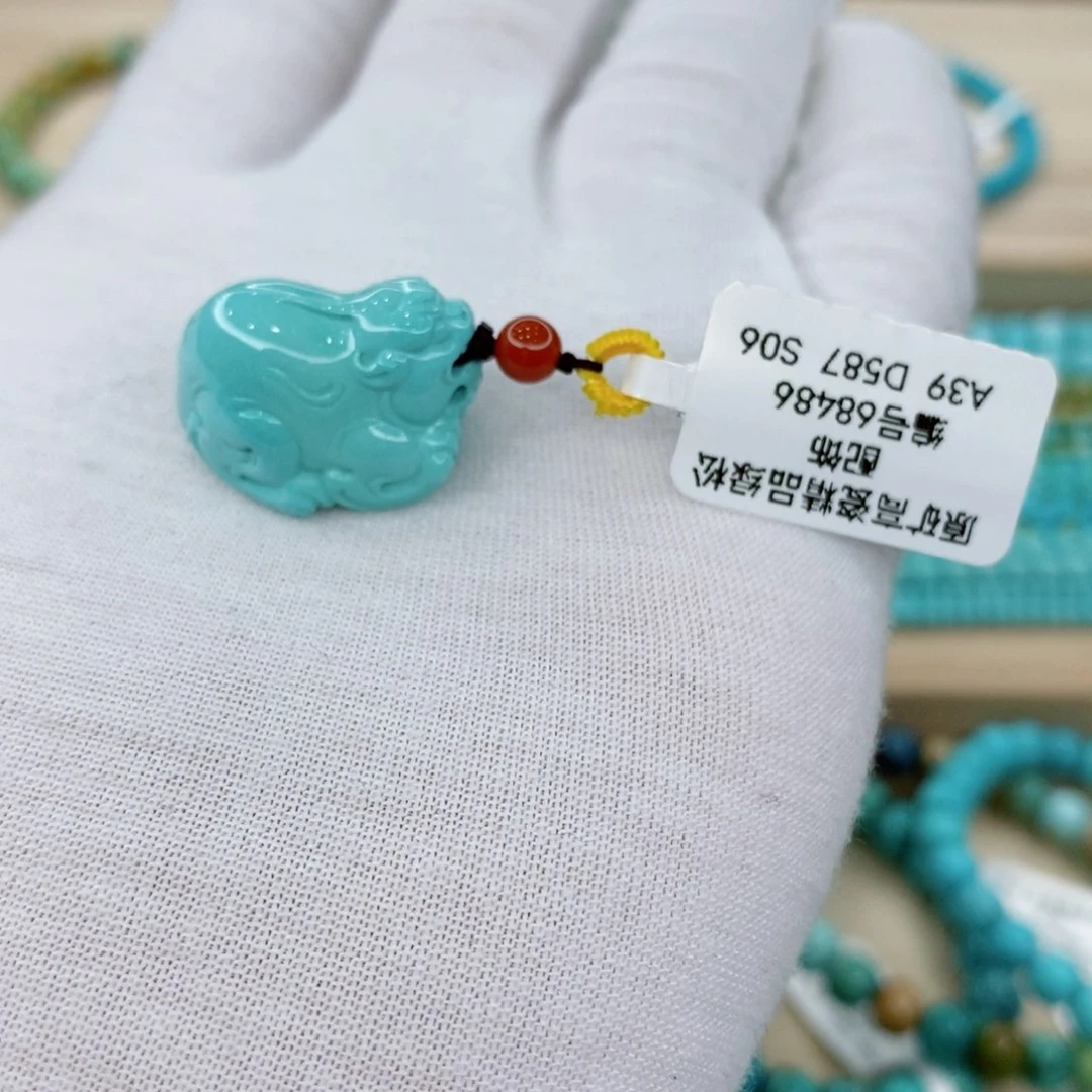 绿松石珠宝奇石未镶嵌