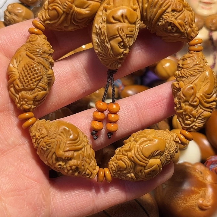 橄榄核手串/手链钟馗