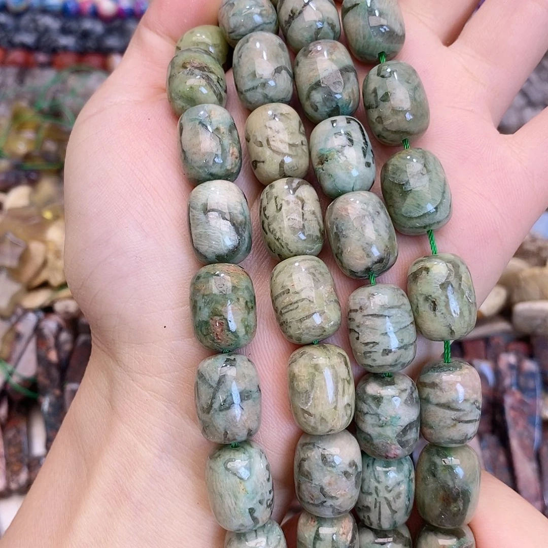 手链合金南红玛瑙桶珠随机一条装散珠