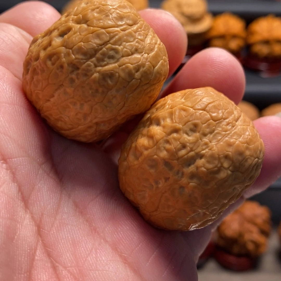 吊坠文玩核桃方墩元宝39