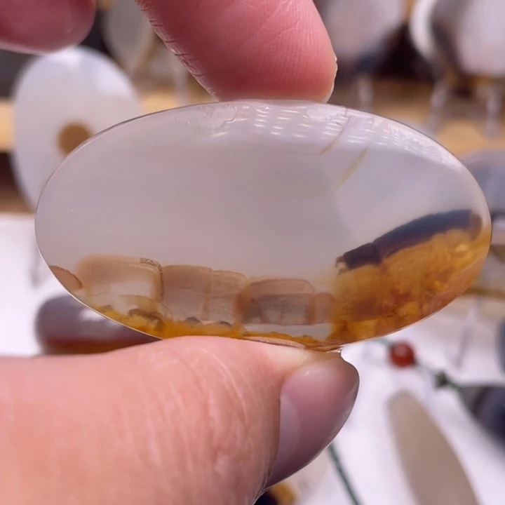 玛瑙/玉髓未镶嵌吊坠(不含链)