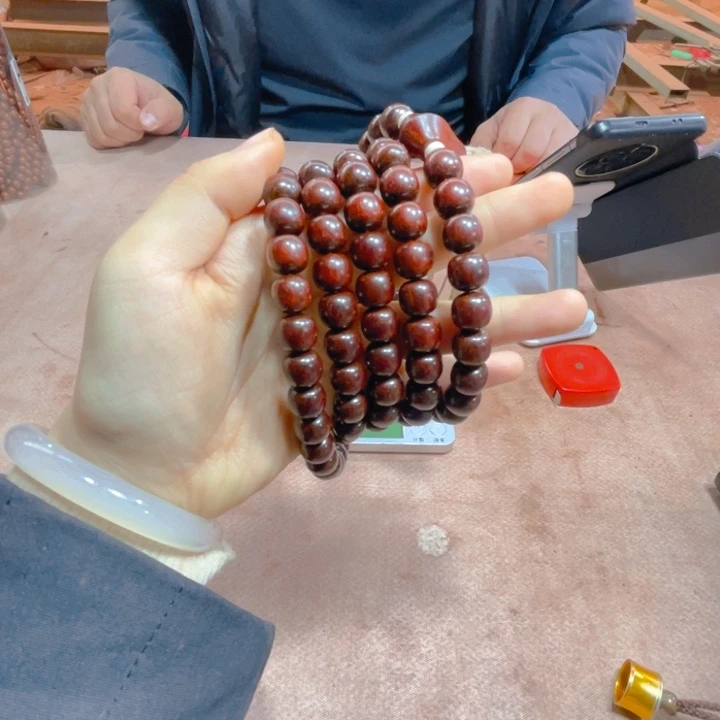 檀香紫檀（小叶紫檀）1011/108满龙鳞满星满玉化琴杆料