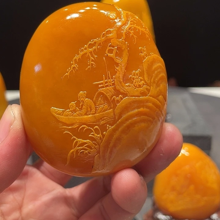 用***6寿山石山水画作品欣赏