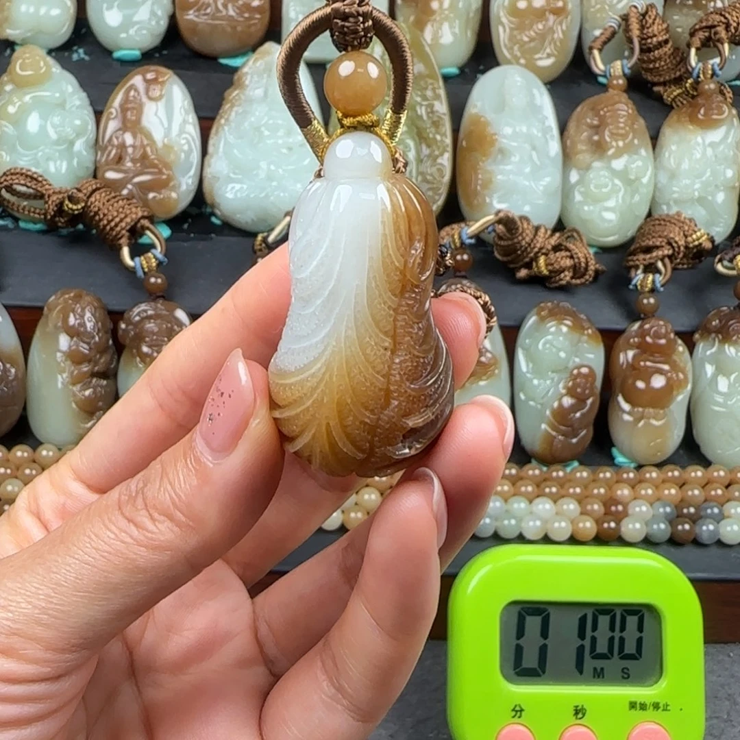 老***牛未镶嵌和田玉挂件