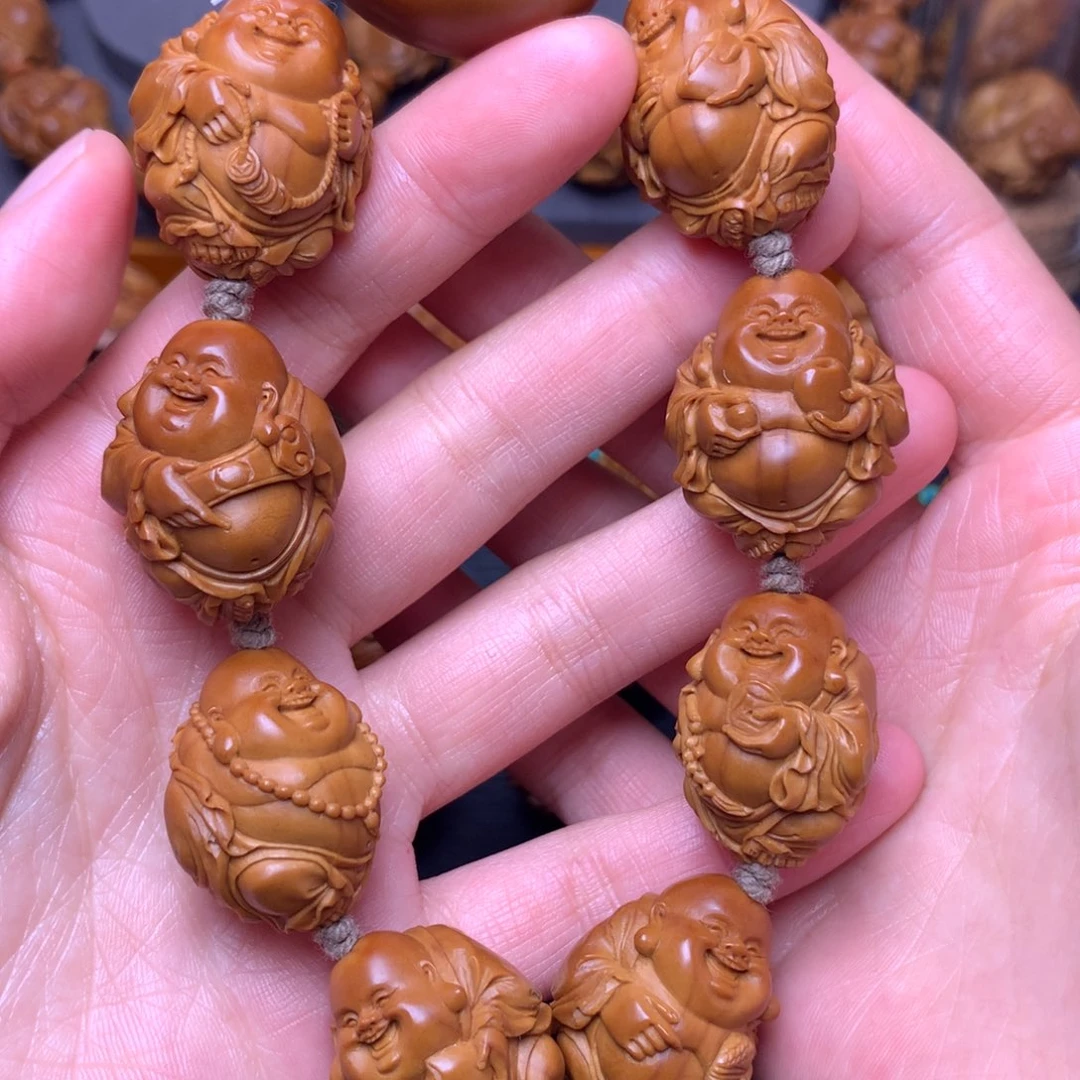 橄榄核手串/手链八宝弥勒