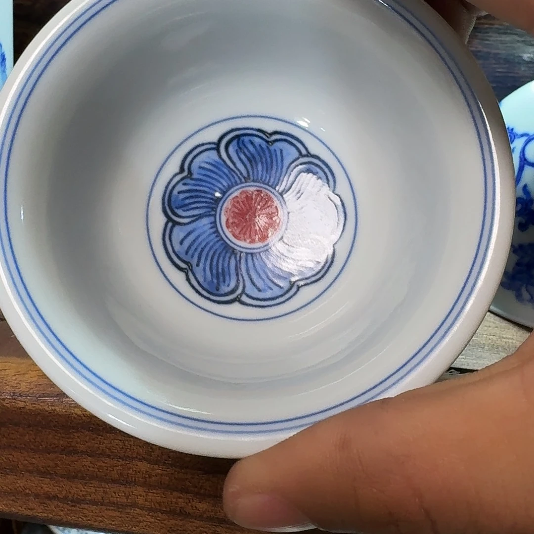 瓷片迷***哒当代景德镇陶瓷手绘茶具