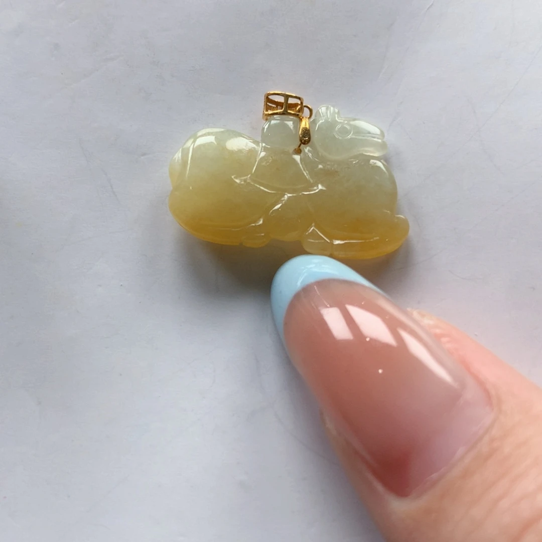 翡翠未镶嵌颈饰吊坠