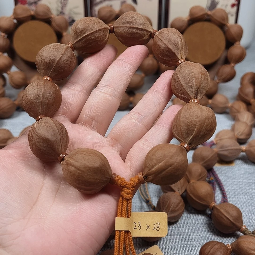 大***爷橄榄核手串梅林铁核23.28橄榄核