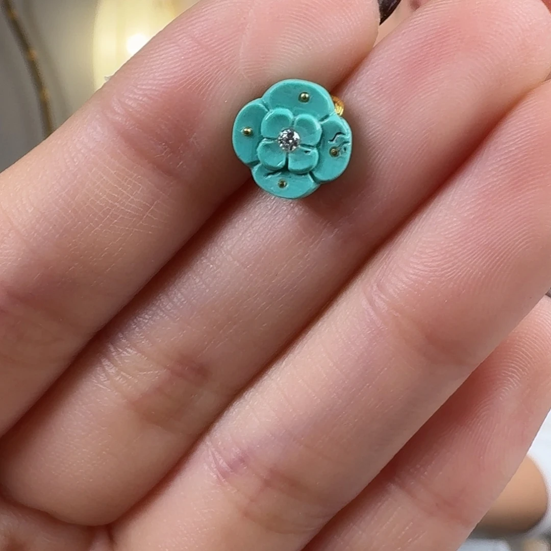 绿松石未镶嵌珠宝奇石