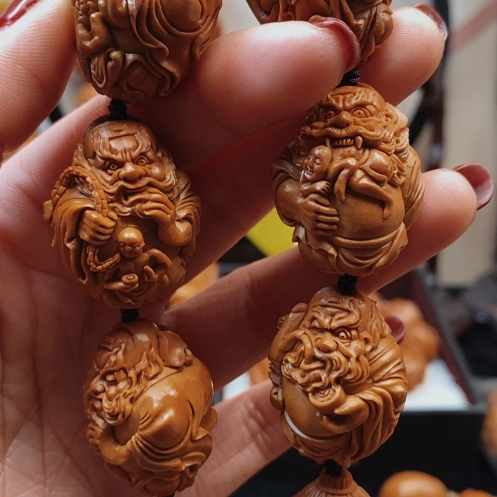 橄榄核手串/手链手工钟馗2.4