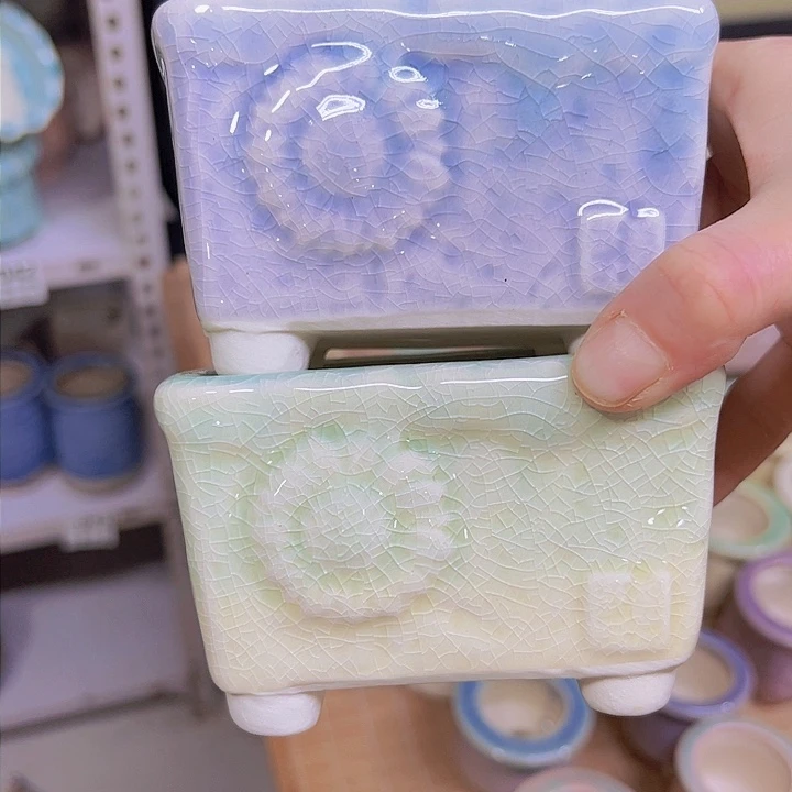 红陶陶瓷花盆当场满12包邮