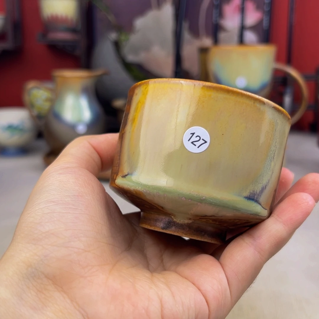 杯纯手工柴烧主人杯