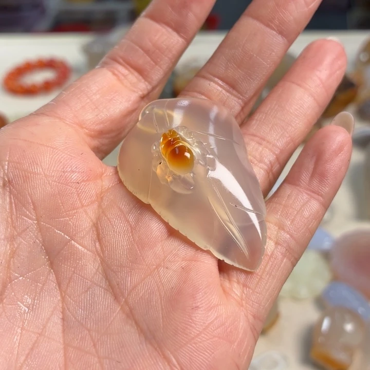 玛瑙/玉髓未镶嵌吊坠(不含链)