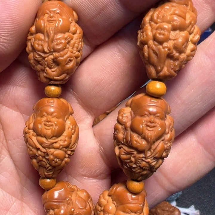 橄榄核手串/手链小百子财神