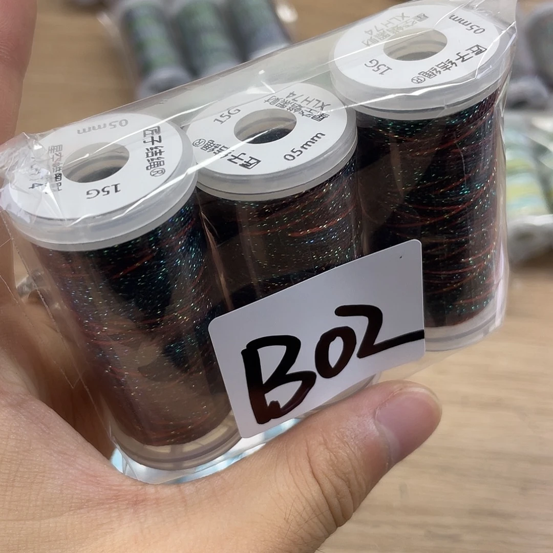 聚酯纤维0.5mm15克蜡3卷-黑财-B02