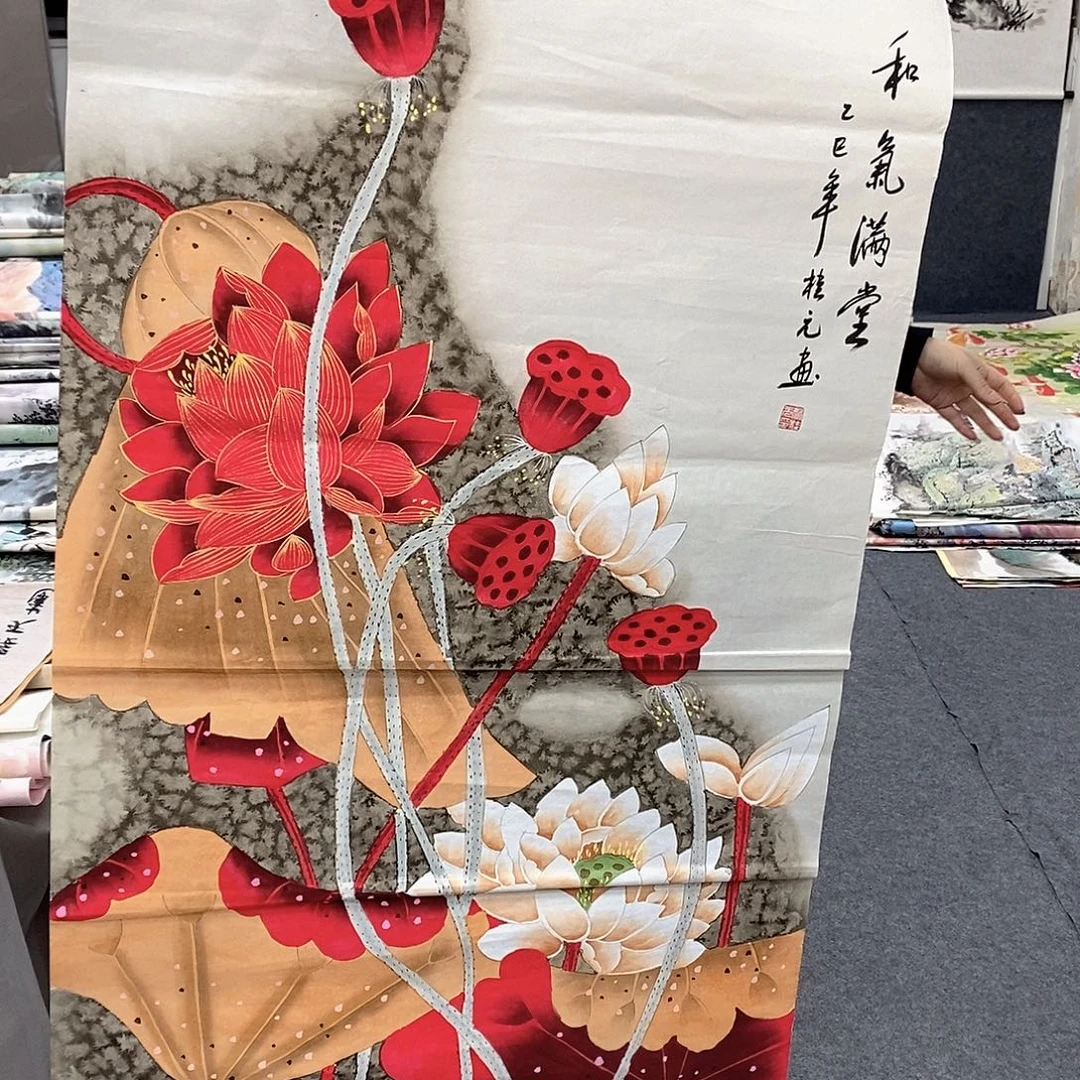 国画国画手绘作品
