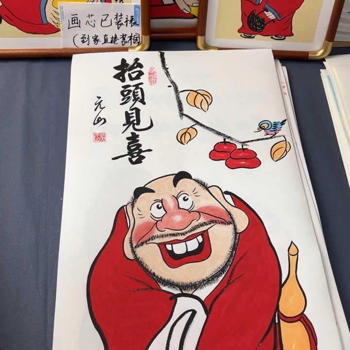 国画禅意画纯手绘作品