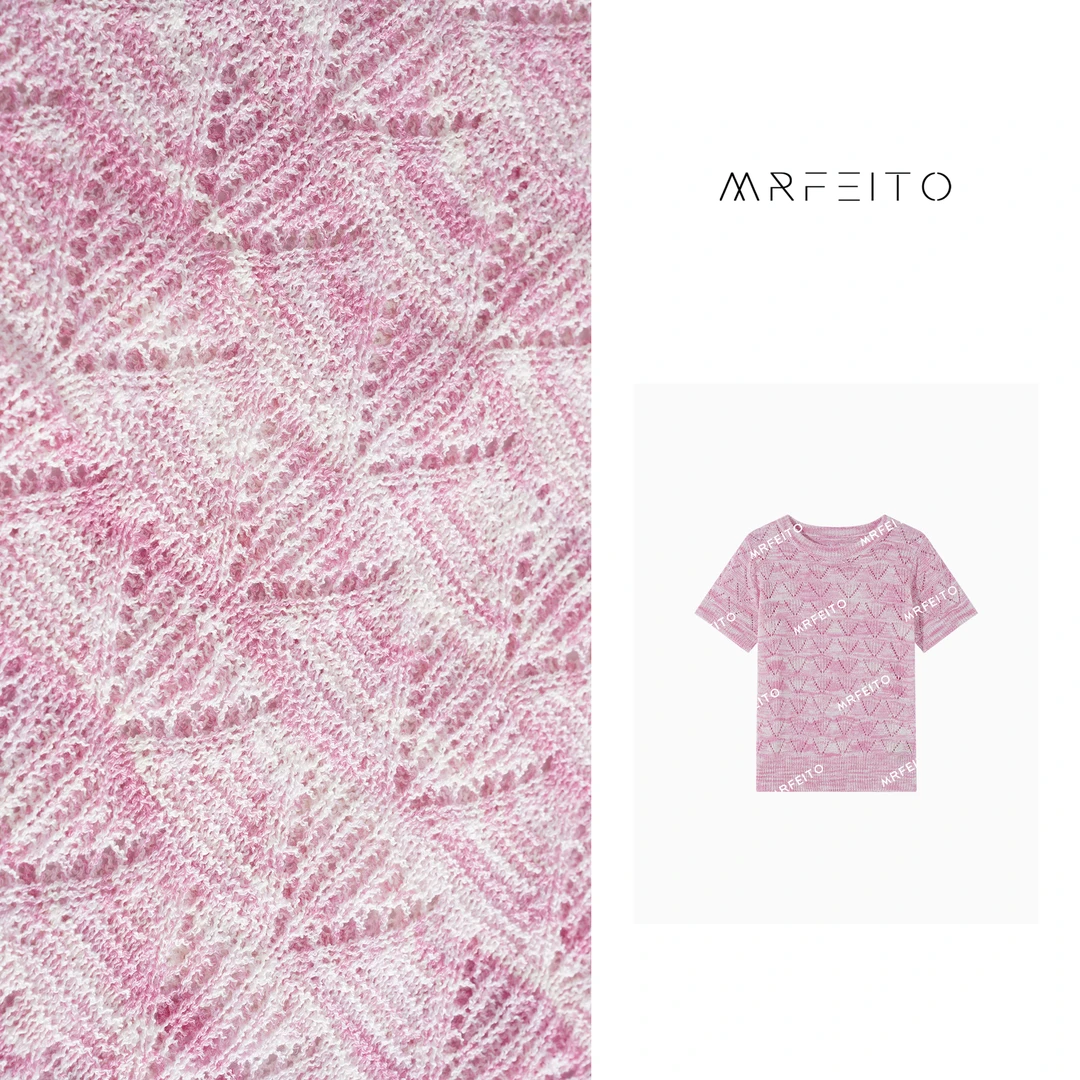 夏季气质镂空显瘦圆领女士针织衫H332M01X25607