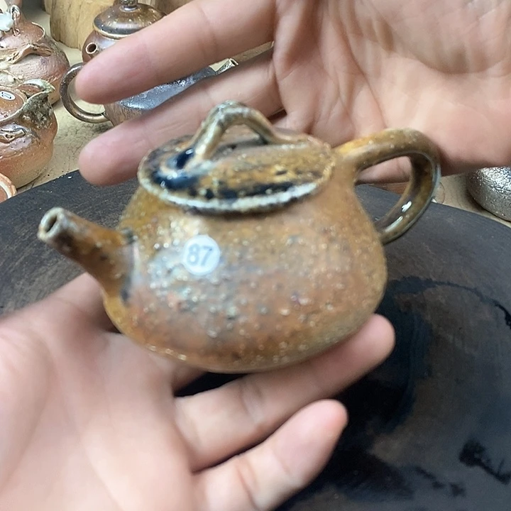 手工粗陶、柴烧茶器