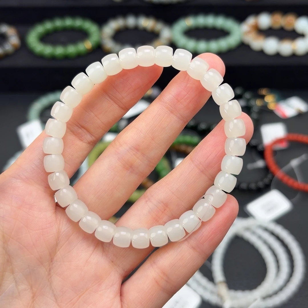 和田玉未镶嵌手链