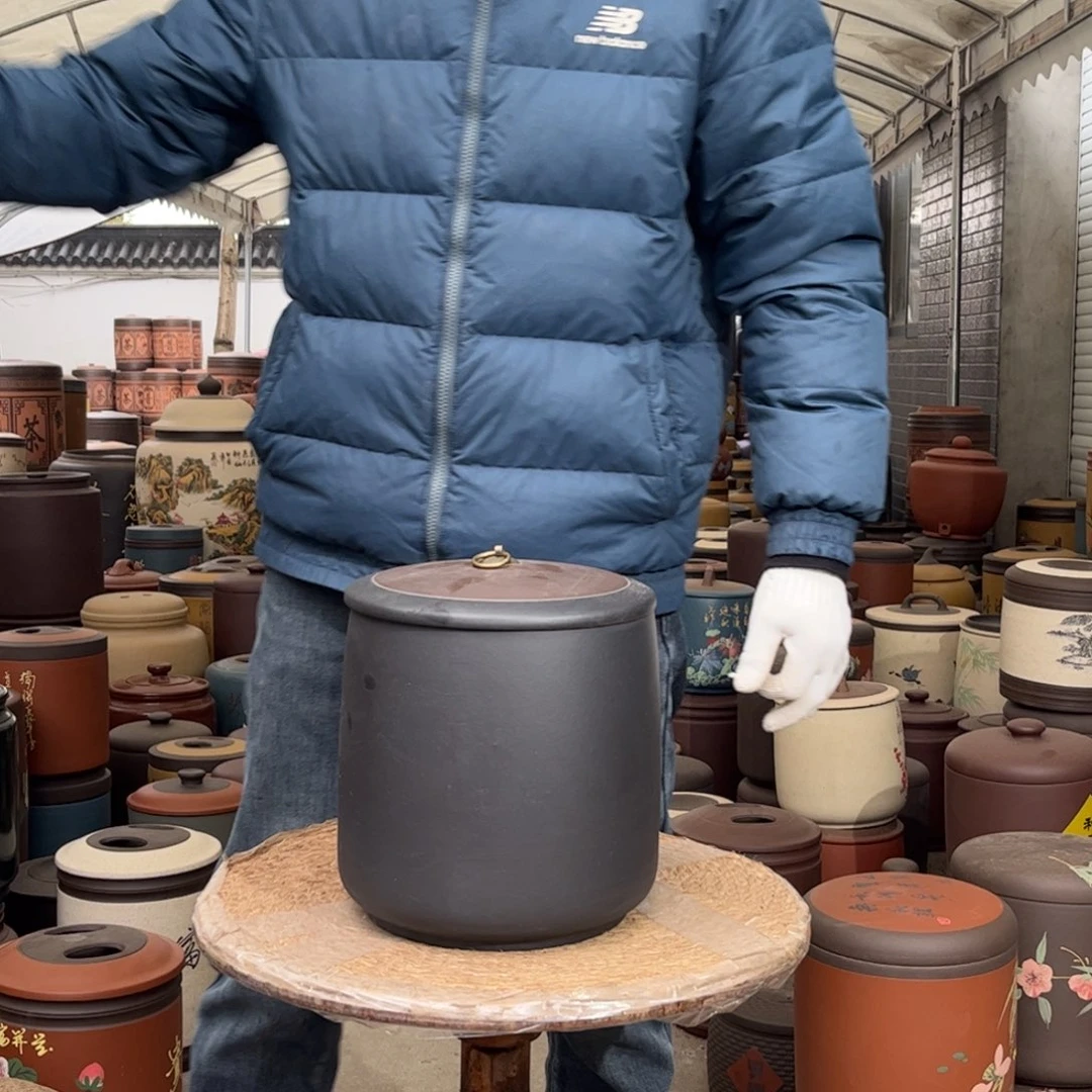 紫砂茶叶罐8 饼茶叶罐