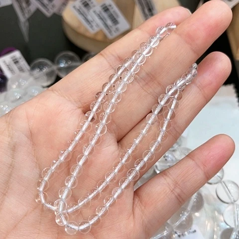 【闪购商品】未镶嵌手链水晶卡5双圈白水晶