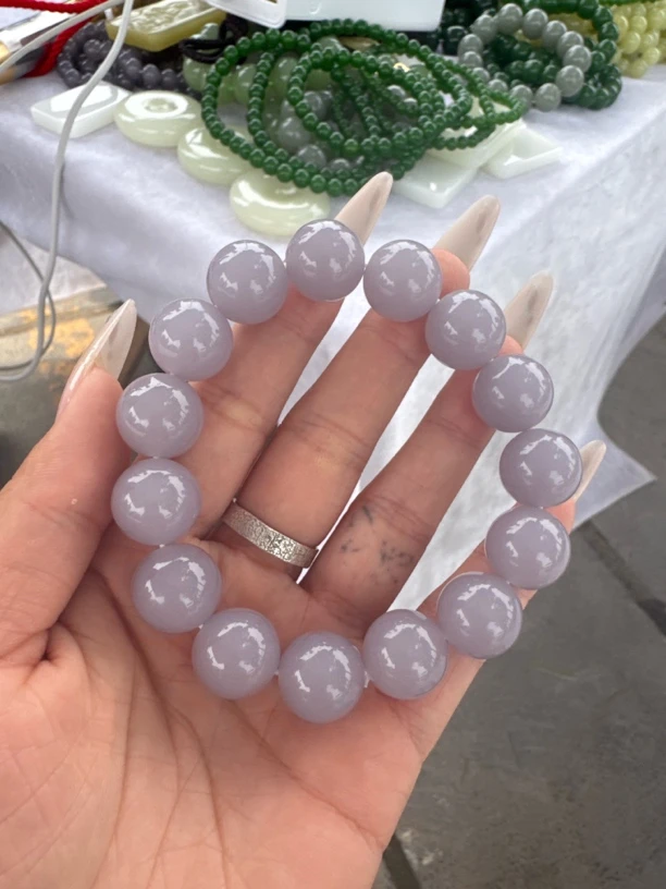 高端精品香芋紫手串 卡14