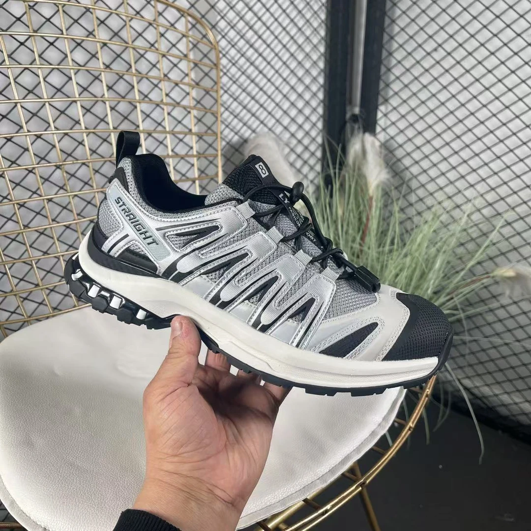 春季新款男士时尚百搭运动休闲鞋户外登山鞋网面轻便运动鞋