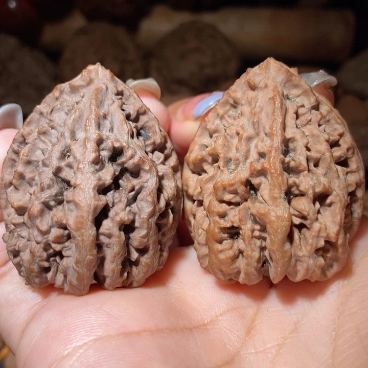 把件文玩核桃东北楸子小雪10