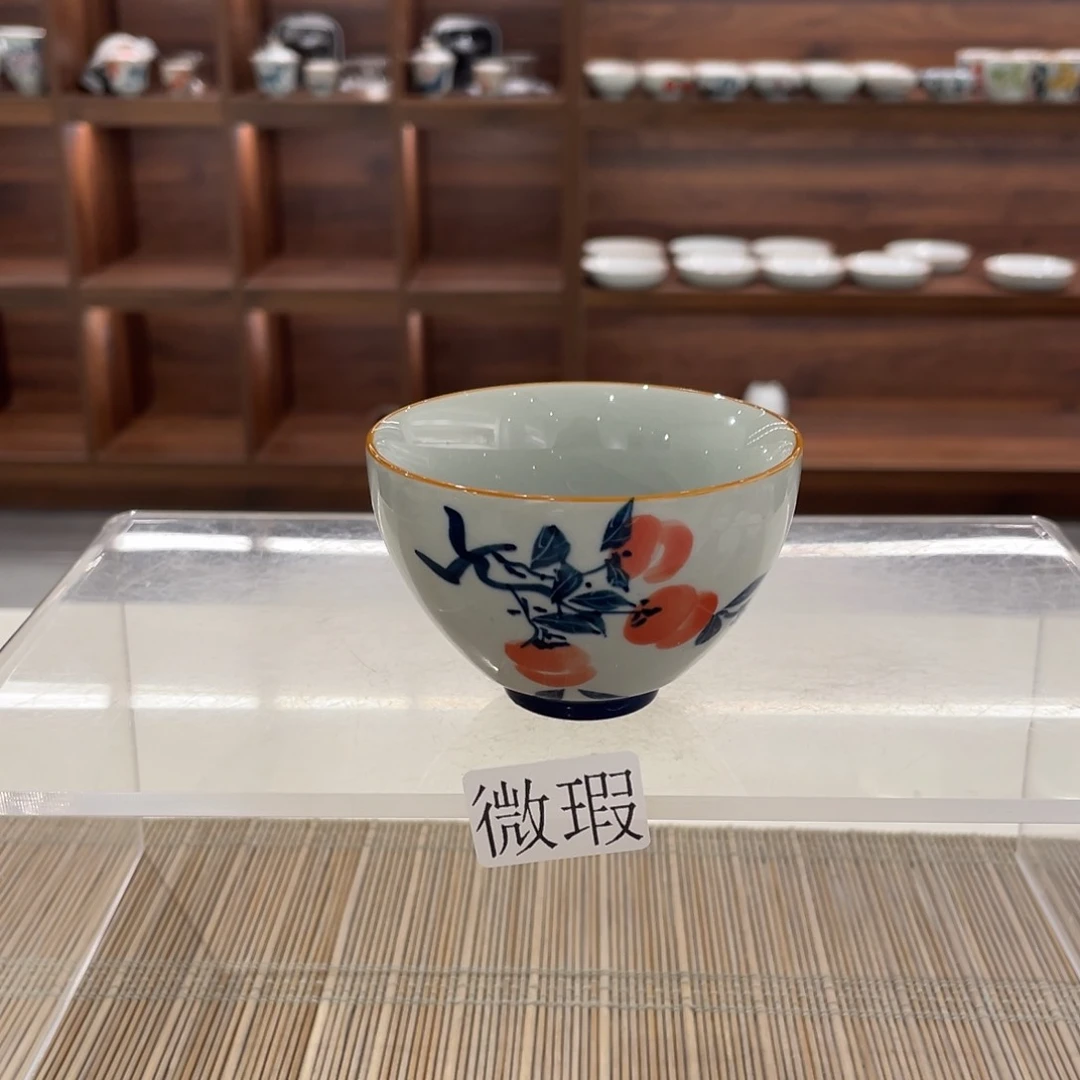 微瑕釉下彩纯手绘