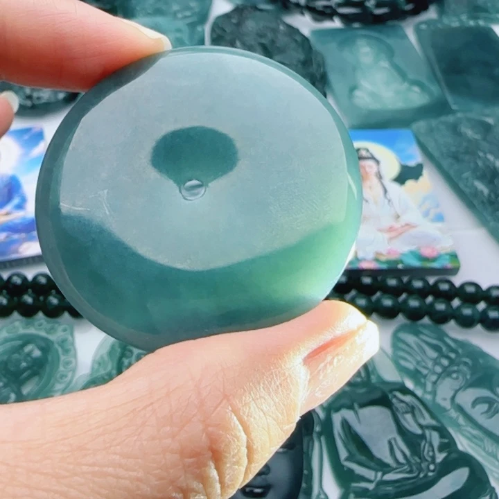 翡翠未镶嵌颈饰多样性发货天然A货翡翠